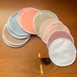 NWOT Organic Bamboo 4-Layer Nursing Breast Pads/Bra Inserts. 6 Pairs.